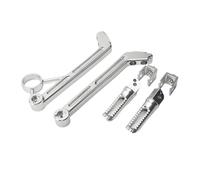 Pédale de Moto Pour BMW Pour R9T RNINET PURE R NineT RACER R NINE T SCRAMBLER Pièce De Moto Repose-pieds Pédales(Silver)