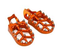 Pédale de Moto Pour TE TX TC FC FX FE 125 150 250 350 450 501 2017-2022 Pièces De Moto Repose-pieds Pédales(Orange)