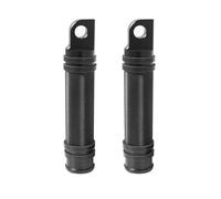 Pédale de Moto Repose-pieds De Moto CNC Arrière Avant Repose-pieds Pédale Chromée Pour Moto Pour SUZUKI Moto Pédale De Pied(Black)