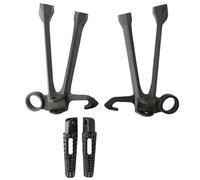 Pédale de Moto Repose-pieds De Moto Pour Suzuki Pour GSXR 1000 2011 2010 2009(Matte Black)
