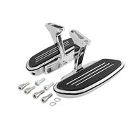 Pédale de Moto Support de marchepied arrière Passager Pegstreamliner for Moto/adapté aux Repose-Pieds Harley Touring Street Electra Glide Road King 1993-2024(Chrome)