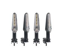 Pédale de Moto Support de plaque d'immatriculation pour clignotants et feux de stop, compatible avec Yamaha Tracer 9 GT 2021-2024 Accessoires de moto(D.4pcs Signal Light)