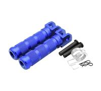 Pédale de Pied arrière en Aluminium Compatible avec CB650F Dax Monkey Z125 et s'adapte à la Plupart des modèles de vélo de Terre ATV(Blue)