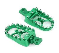 Pédale de pied de pied de pied de moto universelle 10 mm Installer dia cnc alliage en aluminium ajustement pour (Vert)