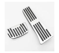 pédale de porte voiture Couverture Pédales Frein D'accélérateur Voiture Repose-pied Coussinet Pédale Pour Hyundai Pour Tucson NX4 2021 - 2024(2pcs Sliver)