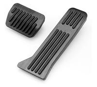 pédale de porte voiture Pour Mazda 2 6 GJ CX-5 CX5 KE KF CX8 CX9 2014-2023 Pédales De Frein Carburant Voiture Couverture Accessoires Tampons Caoutchouc Couvre(AT 2X Black)