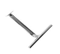 Pédale de rechange pour chaise de salon - En acier inoxydable - Ajustement universel - 29,7 x 4 x 53 cm