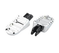 Pédale de repos Repose-pieds Avant Pour Moto, Pédales Élargies Pour Harley Pour Breakout FXBR 107 2018-2019, Accessoires(Silver)