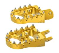 Pédale de repos Repose-pieds De Moto De 57 Mm De Large, Pédales En Aluminium Pour Suzuki DR-Z 400S, DRZ 400SM (2000-2024), DRZ400S, DRZ400SM (2023, 2022, 2021)(Yellow)
