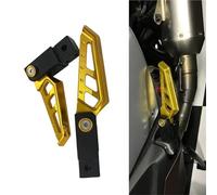 Pédale de repos Repose-pieds Rotatifs Pour Moto Pour Y-AMAHA X-MAX XMAX400 2014-2020 2019 2018 2017 2016 2015 Plaque De Pédale Rotative Arrière(Gold)