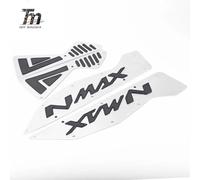 Pédale De Repose-Pieds Avant Et Arrière De Moto,Marchepieds,Plaque De Pied,2015-2018 2019 Pour Yamaha Nmax 155 N-Max 155,Accessoires N Max - Type White