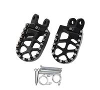 Pédale De Repose-Pieds Pour Honda,Repose-Pieds Pour Honda Cr 80 85 R Crm 250 Poly 400 R Crf 230 1000 L Dtc Pour Kawasaki Klx 250 S 300 R Klr 650 - Type Black