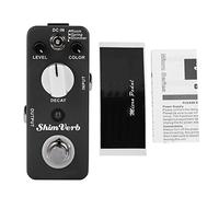 Pédale de Reverbération Guitare Électrique, Boîtier Métal Compact, 3 Modes Room/Spring/Shimmer - Son Pur et Stable, Idéale pour Guitaristes Cherchant Divers Effets de Réverbé