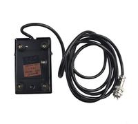 Pédale de soudeur TIG - Compatible avec deux broches (2/3 broches), noyau de contact argenté, tige à ressort épaisse, coque ignifuge, câble de 2 m (2 noyaux)