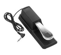 Pédale de Sustain Divarte SP001 avec interrupteur de polarité universel - Compatible avec tous types de Claviers électroniques - Câble 1,80m, Jack 6,35mm - Mécanisme Robuste, Patins Anti-dérapants.