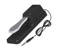 Pédale de Sustain en Métal pour Piano Numérique, Prise Ronde 6,5mm, | Commande au Pied Antidérapante, Câble Prêt à L’emploi, Compatible Clavier Numérique et Orgue Électronique, Pratique