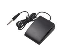 Pédale de sustain pour clavier et piano, haute qualité, durable, ABS, antidérapant, universel, interface 6,35 mm, compact et silencieux, pour clavier électronique, portable, (Carré)