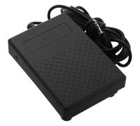 Pédale de Sustain pour Clavier, Noire, Plastique, avec Câble Midi | Compatible Pianos Numériques et Claviers Midi, Liaison Midi vers Usb, Commutateur de Polarité