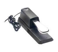 Pédale de sustain - STAGG - SUSPED 10 - Boîtier en plastique robuste - Pédale chromée - Câble 1,5 m