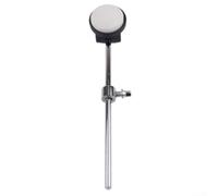 Pédale de tambour de rechange avec motif marteau pour grosse caisse Kick Percussion Pédales simples Noir/argenté