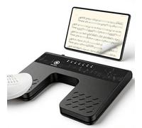 Pédale de tourneur de page Bluetooth : Commutateur à pied Bluetooth 6 modes pour tablettes, smartphones, rechargeable, silencieux pour les musiciens, pianistes, pour jouer d’instruments ou de prompts
