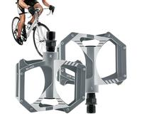 Pédale de vélo, composants légers et antidérapants, pédales plates de vélo avec 2 roulements scellés - Pour les domaines du VTT, du vélo de route, de l'entraînement, des trajets