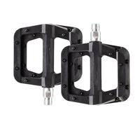 Pédale de vélo de Montagne Pédale de Plate-Forme de vélo Pédale Anti Slip élargi Installation Facile Fibre de Nylon Pédales métalliques pour vélo Cyclisme (Noir)