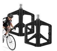 Pédale de vélo - Pédales plates antidérapantes agrandies, pédales de cyclisme colorées, repose-pieds pour les trajets quotidiens, les loisirs, les vélos de route et les VTT