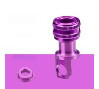 Pédale de vélo pliable à dégagement rapide, clip en alliage d'aluminium CNC pour Brompton P8 P10 D9, adaptateur de pédale pliable léger anodisé pour économiser de l'espace et le transport (violet)