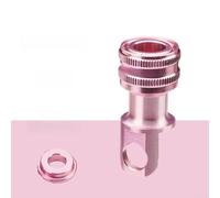 Pédale de vélo pliable à dégagement rapide, clip en alliage d'aluminium CNC pour Brompton P8 P10 D9, adaptateur de pédale pliable léger anodisé pour économiser de l'espace et le transport (rose)