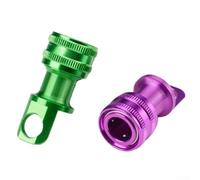 Pédale de vélo pliable à dégagement rapide en aluminium CNC avec clip pliable pour P8 P10 D9 pour Brompton - Couleur anodisée légère - Facile à installer - Économie d'espace de rangement - Noir