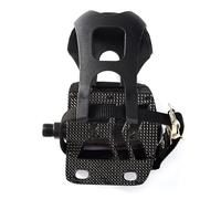 Pédale de vélo Spin Bike - 9 cm - Avec clip d'orteil réglable et sangle - Design moderne - Produit de qualité - Accessoire de cyclisme d'intérieur en pour exercices stationnaires, entraînement