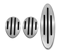 PéDale De Voiture,Couvre Pédales Repose-pieds Pédale de la pédale d'embrayage de frein à gaz Utilisation adaptée pour mini une cooper R50 R52 R53 R55 R56 R61 Paceman Countryman Clubman Coupé Roadster(