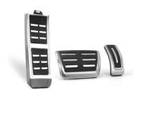 Pédale De Voiture Pour Cayenne Pour Macan Pour Panamera 911 Pour 718 Voiture LHD Pédales Accélérateur Carburant Frein Pédale Repose-pieds Couvre Pédale D'accélérateur(2014-2018 3PCS)