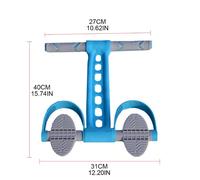 Pédale De Yoga Bleue Sculptée, Robuste, Résistance Pour L'entraînement Complet Du Corps, Asanas, Nouveau