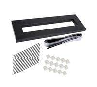 Pédale d'effet compacte en alliage d'aluminium avec bande auto-agrippante pré-appliquée et légère