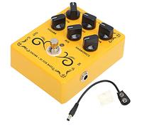 Pédale d'effet de distorsion de guitare CP 60, pédale d'effet de guitare professionnelle avec sortie XLR, pédale de distorsion à modes multiples avec entraînement, harmoniques HF,