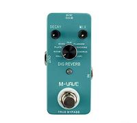 Pédale d'effet de guitare numérique pour M-VAVE DIG REVERB professionnelle avec 9 modes de réverbération