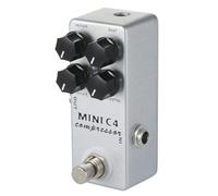 Pédale d'effet de guitare True Bypass Bass Compressor Overdrive 4 modes Accessoires d'effecteur Compresseur de guitare basse durable