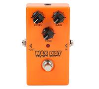 Pédale d'effet de guitare WAX DIST Distorsion Single True Bypass Orange Métal Compact Léger pour les joueurs de guitare électrique Musiciens