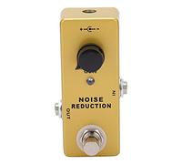 Pédale d'effet de réduction de Bruit de Guitare Professionnelle murmure Haute Performance 26dB avec indicateur LED pour Joueurs de Guitare électrique métal doré
