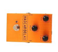 Pédale d'Effet Delay BBD, 3 Boutons, Boîtier en Aluminium Orange, Compacte et Résistante - Son Amplificateur Classique, Réglages Simples, Idéale pour Solo Guitare Électrique