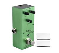 Pédale d'Effet Delay pour Guitare Électrique, Pédale Analogique Multi Function, Vert Clair - Timbre Riche, Contrôle Facile, Usage Scène et Studio