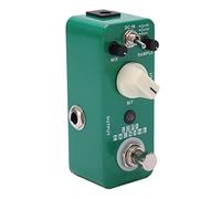 Pédale d'Effet Échantillonneur Vert Métal, Pédale de Réduction pour Guitare, Basse et Synthétiseurs - Haute Précision d'Échantillonnage, 3 Modes de Fonctionnement Polyvalents