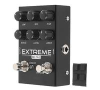 Pédale d'Effet Guitare Distorsion, Synthétiseur avec Modes Multiples, Pédale Électrique Réglable - Sonorité Extrême, Boîtier Métal Durable, Contrôle Facile pour Musiciens
