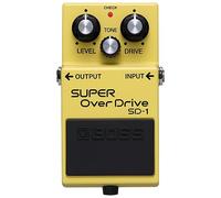 Pédale Super OverDrive SD-1 BOSS, une pédale d'Overdrive compacte aux sons doux et chaleureux