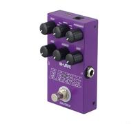 Pédale d'effet numérique pour guitare 9 modes 3000 ms Long Delay Time Tap Hold Mode True Bypass Noir