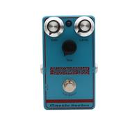 Pédale d'Effet Overdrive Guitare, Gain Vintage, Alliage d'Aluminium Bleu, Entrée/Sortie 6,35 mm - Son Chaud de Tube, Réponse Dynamique, Parfaite pour Blues et Rock