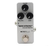 Pédale d'effet pour guitare MoskyAudiol Overdrive Mini String Clean - Combinant entraînement analogique et contrôle dynamique de l'égaliseur pour des sons clairs et riches