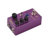 Pédale d'effets de distorsion de guitare avec bouton de mode GAIN/VOL/TONE/VINT/MOD/4 - Effecteur de guitare électrique True Bypass DC 9 V entrée/sortie 6,35 mm, boîtier en